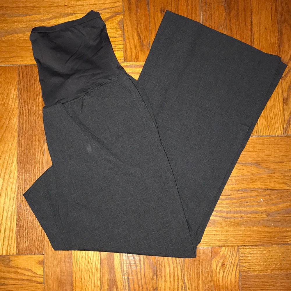 Gap maternity work trousers.